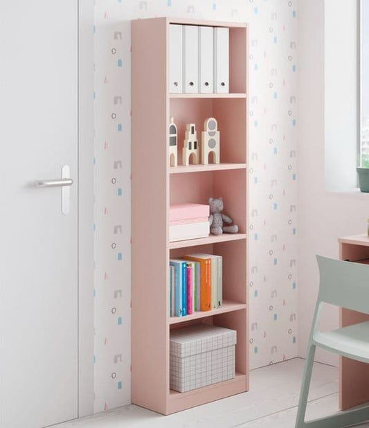 Pink Tall Bookcase
